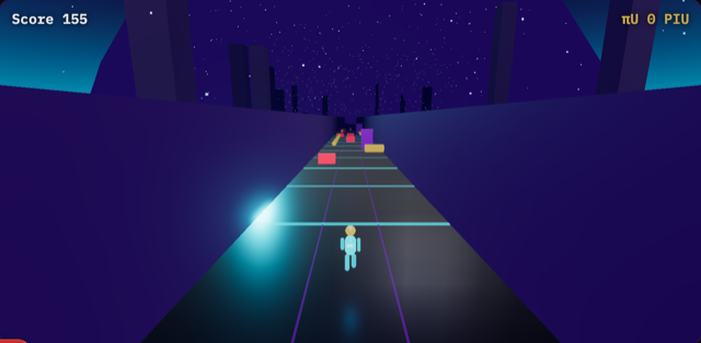 Pi Runner gameplay screenshot